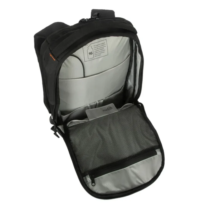 Targus Commuter EcoSmart Backpack Black 02 Targus Commuter EcoSmart® Backpack กระเป๋าเป้สำหรับแล็ปท็อป ขนาด 15-16 นิ้ว กันละอองน้ำ สีดำ