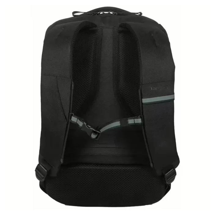 Targus Commuter EcoSmart Backpack Black 03 Targus Commuter EcoSmart® Backpack กระเป๋าเป้สำหรับแล็ปท็อป ขนาด 15-16 นิ้ว กันละอองน้ำ สีดำ