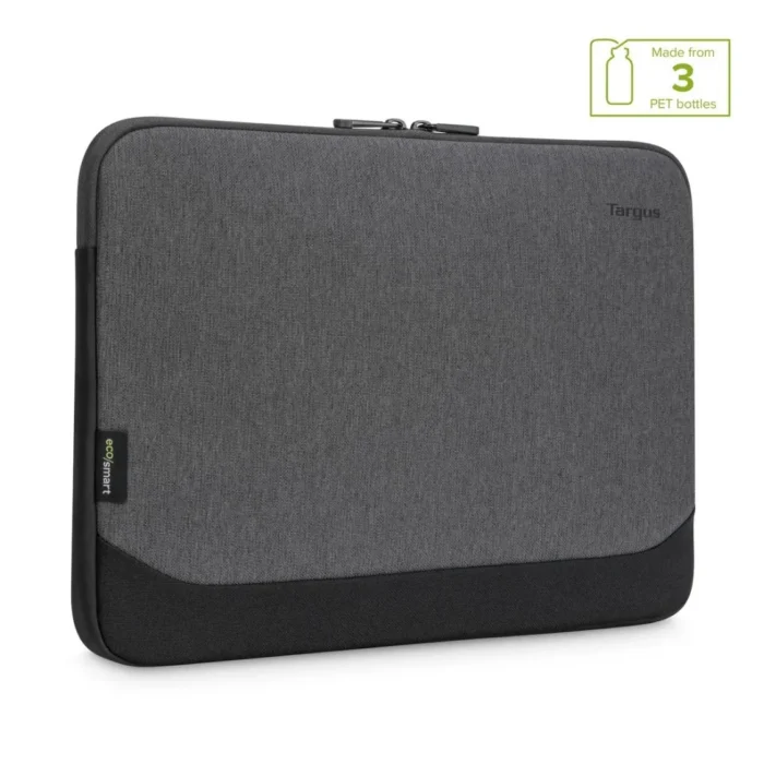 Targus Cypress Eco Smart Sleeve 11-12 inch Grey 01 Targus Cypress Eco Smart Sleeve ซองแนวนอนใส่แล็ปท็อปเล็ก ขนาด 11-12 นิ้ว สีเทา