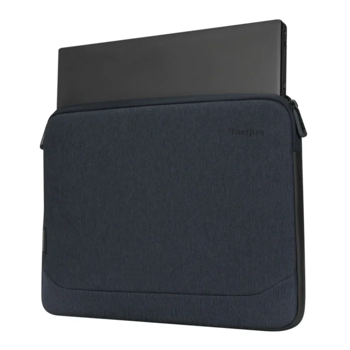 Targus Cypress Eco Smart Sleeve Navy 01 Targus Cypress Eco Smart Sleeve Navy ซองแนวนอนใส่แล็ปท็อปใหญ่ ขนาด 13-14 นิ้ว สีน้ำเงิน