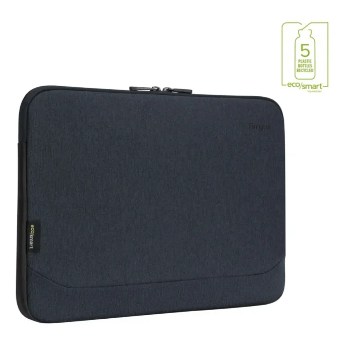 Targus Cypress Eco Smart Sleeve Navy 04 Targus Cypress Eco Smart Sleeve Navy ซองแนวนอนใส่แล็ปท็อปใหญ่ ขนาด 13-14 นิ้ว สีน้ำเงิน
