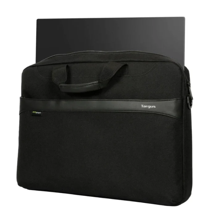 Targus GeoLite EcoSmart Slim Brief Black 02 Targus GeoLite EcoSmart Slim Brief กระเป๋าสะพายข้างแล็ปท็อป ขนาด 15-16 นิ้ว สีดำ