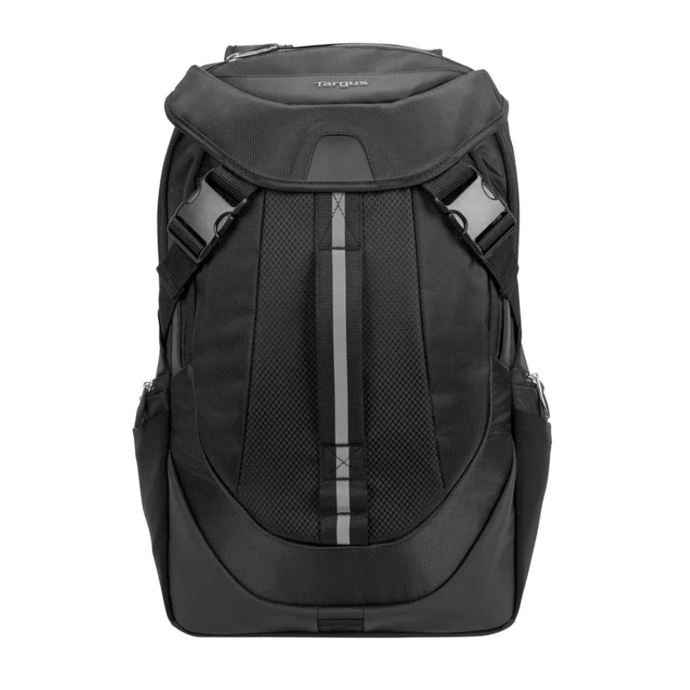 Targus Voyager II Backpack กระเป๋าสะพายหลัง ขนาด 17.3 นิ้ว สีดำพร้อมผ้าคลุมกันฝน
