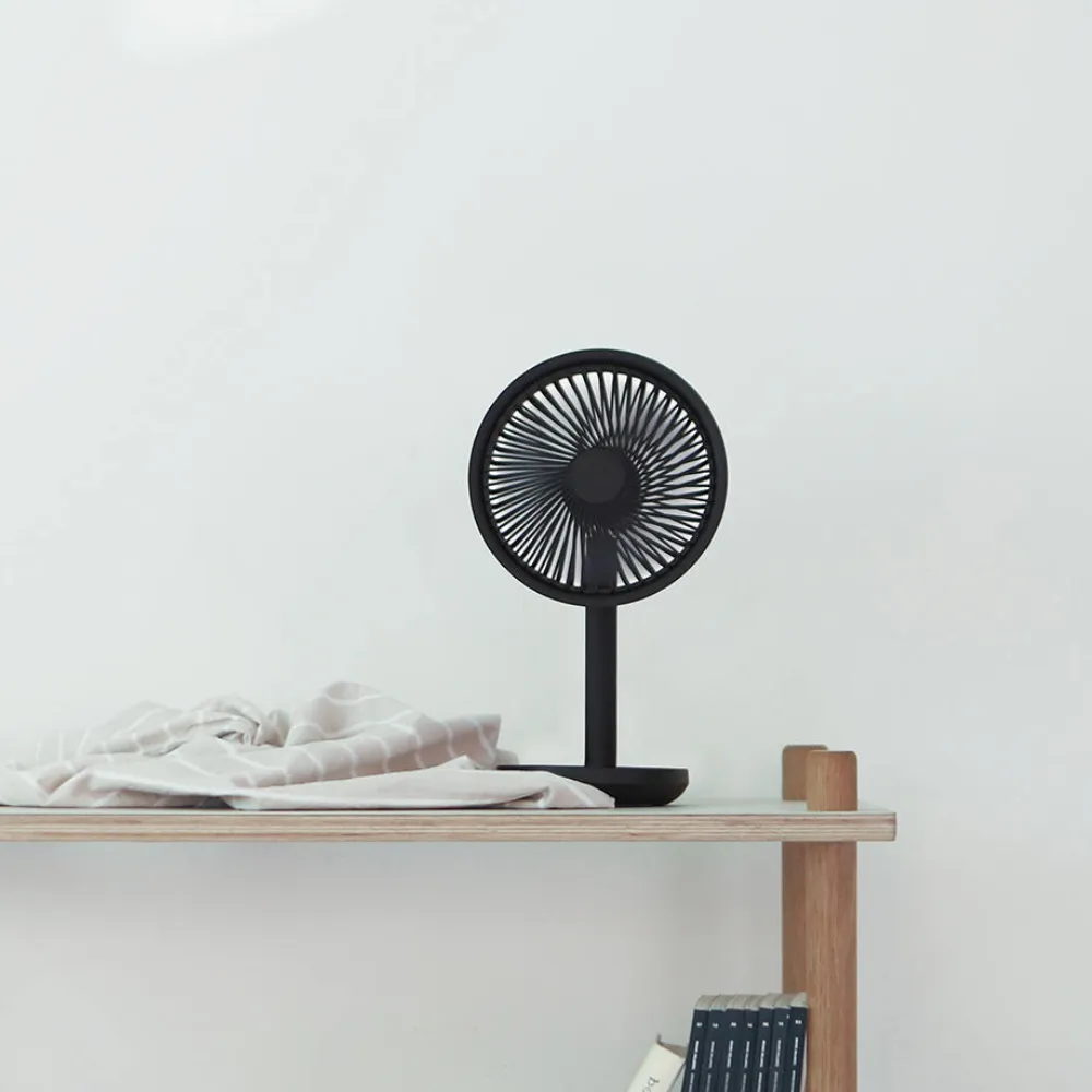 AISOLOVE F5 พัดลมตั้งโต๊ะ รุ่น Desktop Fan สีดำ ลมแรง ปรับระดับได้