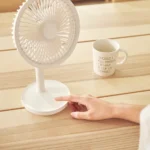 AISOLOVE F5 พัดลมตั้งโต๊ะ รุ่น Desktop Fan สีขาว ลมแรง ปรับระดับได้