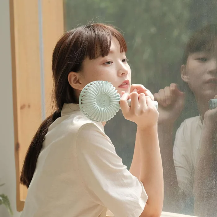 aisolove-n9p-handy-fan-pink-2 AISOLOVE N9P พัดลมพกพาไร้สาย รุ่น Handy Fan สีชมพู เสียงเงียบ ลมแรง ใช้งานได้นาน