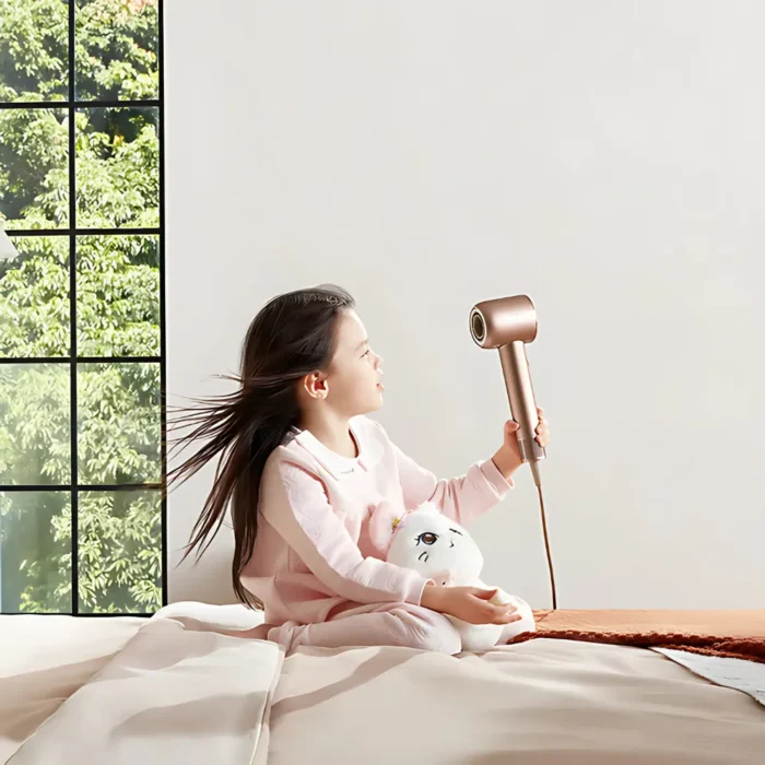 Dreame Hair Glory (Hair Dryer) Rose Gold ไดร์เป่าผมความเร็วสูง มอเตอร์ 110,000 RPM ไอออนลบ 300 ล้าน 70 m/s NTC สีโรสโกลด์