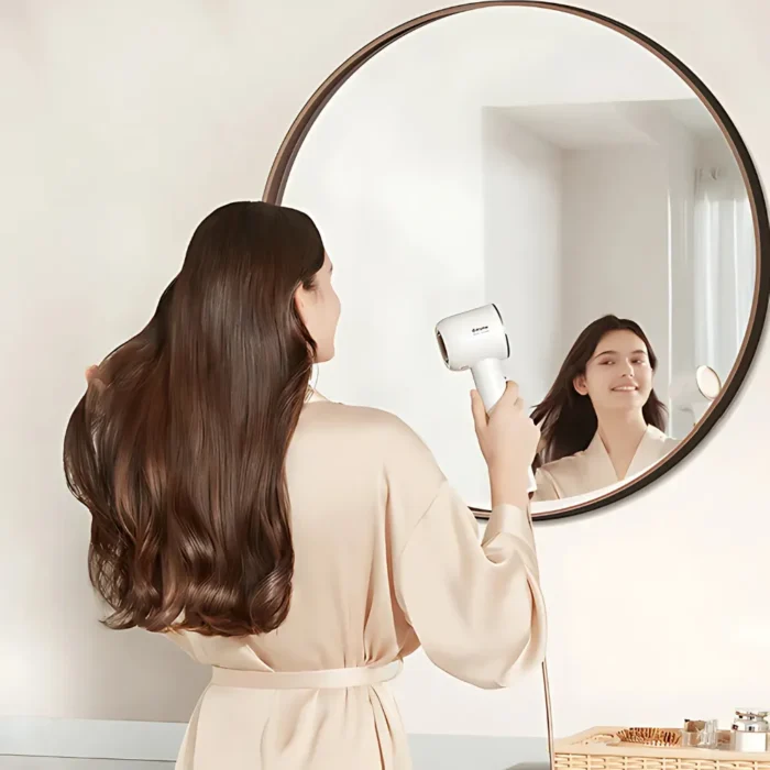Dreame Hair Glory (Hair Dryer) White ไดร์เป่าผมความเร็วสูง มอเตอร์ 110,000 RPM ไอออนลบ 300 ล้าน 70 m/s NTC สีขาว