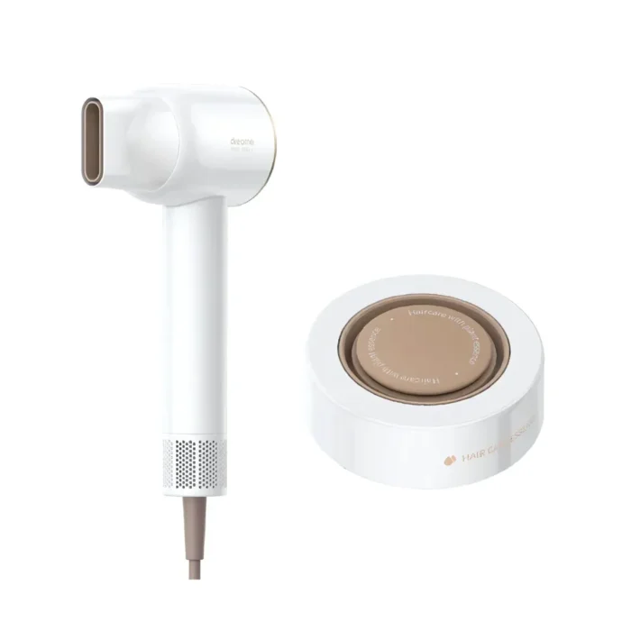 Dreame Hair Glory (Hair Dryer) White ไดร์เป่าผมความเร็วสูง มอเตอร์ 110,000 RPM ไอออนลบ 300 ล้าน 70 m/s NTC สีขาว
