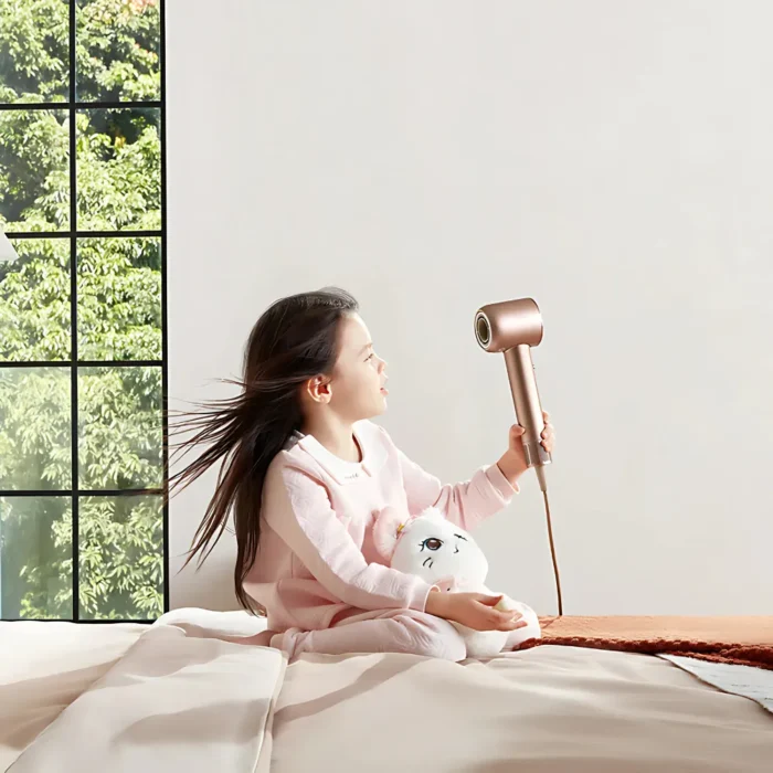 Dreame Hair Glory (Hair Dryer) White ไดร์เป่าผมความเร็วสูง มอเตอร์ 110,000 RPM ไอออนลบ 300 ล้าน 70 m/s NTC สีขาว