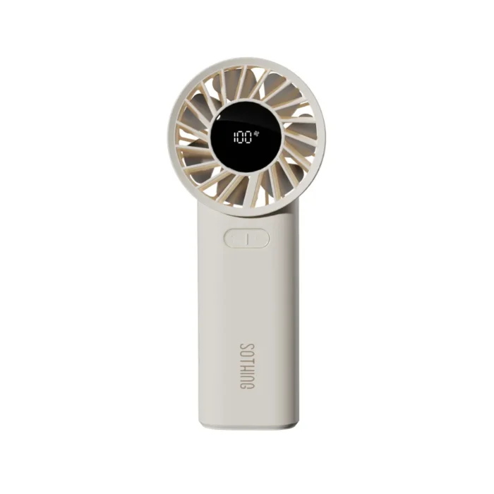 SOTHING Engine 60 High Speed Handheld Fan พัดลมมือถือแรงสูง ปรับลม 100 ระดับ จอ LED แบต 3600mAh สีขาว