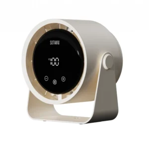 sothing-table-fan-air-with-filter-1 SOTHING Air Desktop Fan พัดลมตั้งโต๊ะมีฟิลเตอร์ ปรับลม 100 ระดับ จอ LED แบต 2000mAh สีขาว
