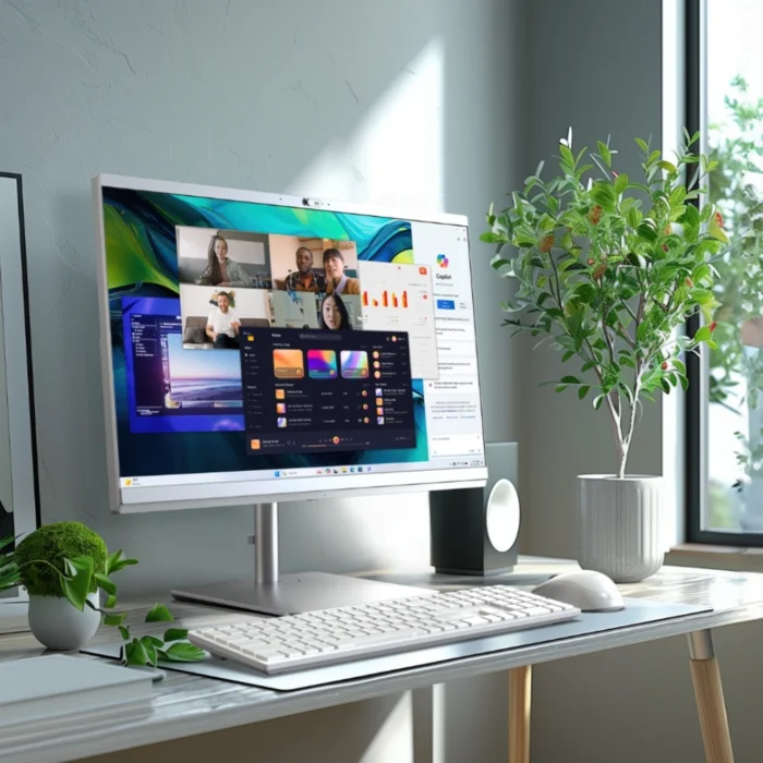Acer Aspire C24-195E_T001 All-in-One PC 04 Acer Aspire C24-195E/T001 All-in-One PC Intel Core Ultra 7-155U คอมพิวเตอร์ออลอินวัน