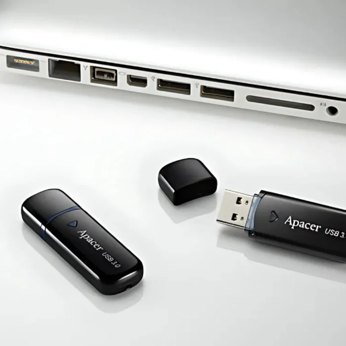 Apacer AH355 32GB Black 03 Apacer AH355 32GB Black แฟลชไดรฟ์สีดำ