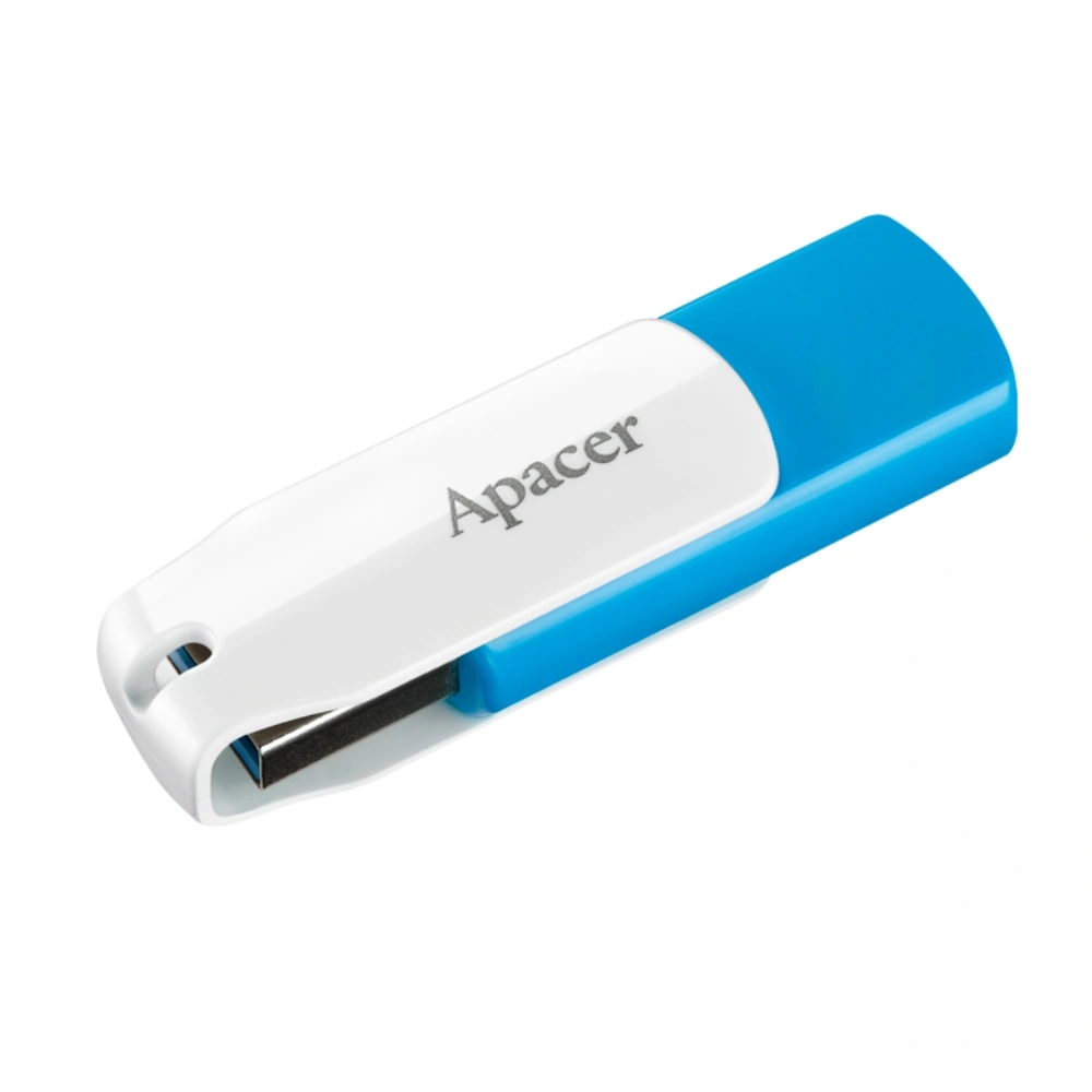 Apacer AH357U 64GB Blue แฟลชไดรฟ์สีน้ำเงิน