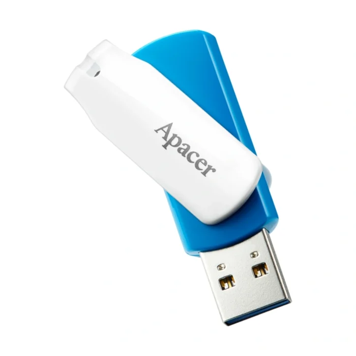 Apacer AH357U 64GB Blue 03 Apacer AH357U 64GB Blue แฟลชไดรฟ์สีน้ำเงิน
