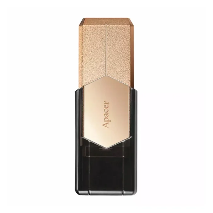 Apacer AH650C 64GB Gold 03 Apacer AH650C 64GB Gold แฟลชไดรฟ์สีทอง พร้อมสแกนลายนิ้วมือ