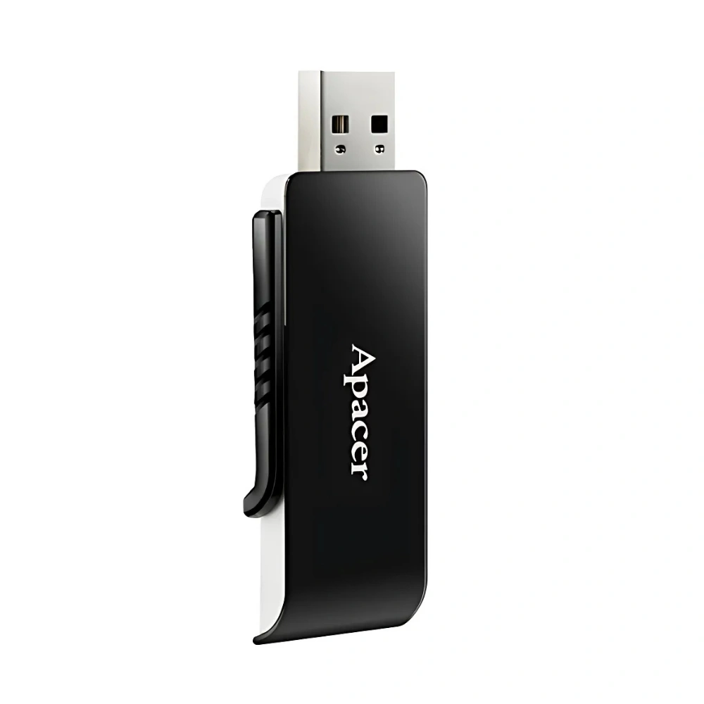 Apacer Handy AH350 32GB Black แฟลชไดรฟ์สีดำ