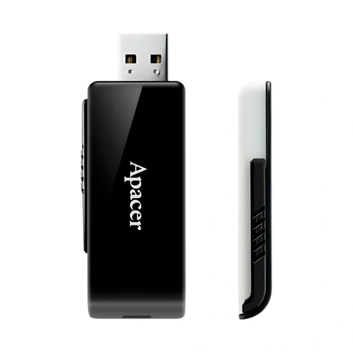 Apacer Handy AH350 32GB Black 03 Apacer Handy AH350 32GB Black แฟลชไดรฟ์สีดำ