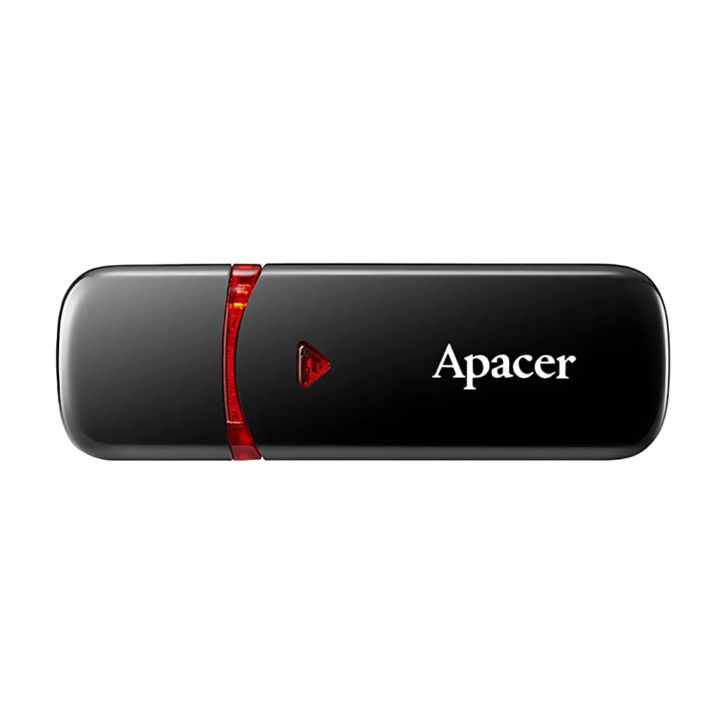 Apacer Handy Steno AH333 64GB Black แฟลชไดรฟ์สีดำ