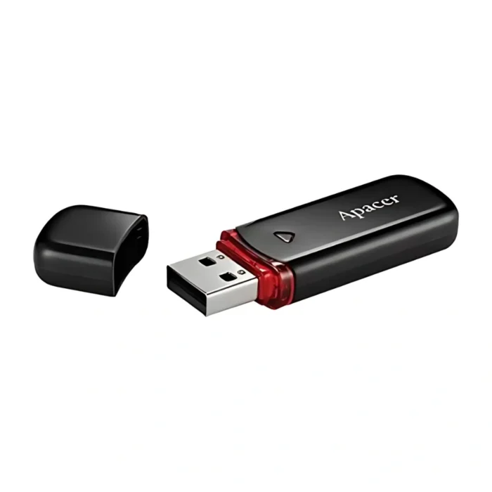 Apacer Handy Steno AH333 64GB Black 03 Apacer Handy Steno AH333 64GB Black แฟลชไดรฟ์สีดำ