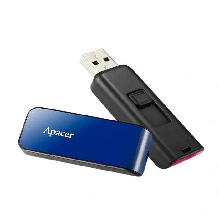 Apacer Handy Steno AH334 64GB Blue 03 Apacer Handy Steno AH334 64GB Blue แฟลชไดรฟ์สีน้ำเงิน