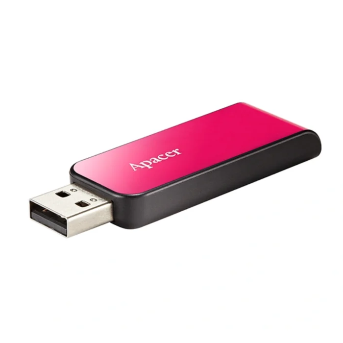 Apacer Handy Steno AH334 64GB Pink 02 Apacer Handy Steno AH334 64GB Pink แฟลชไดรฟ์สีชมพู