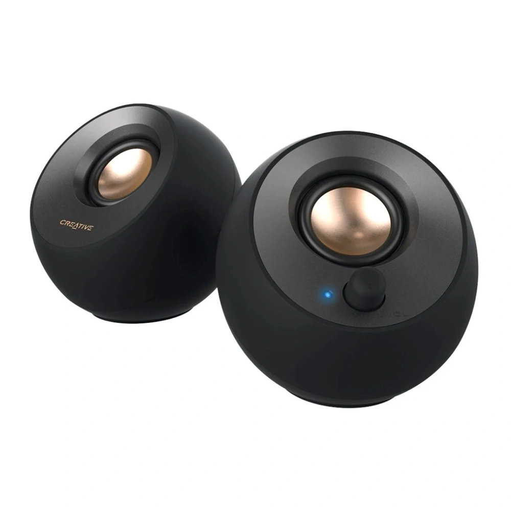 Creative Pebble V2 (WW-RN BLACK) ลำโพงคอมพิวเตอร์สีดำ