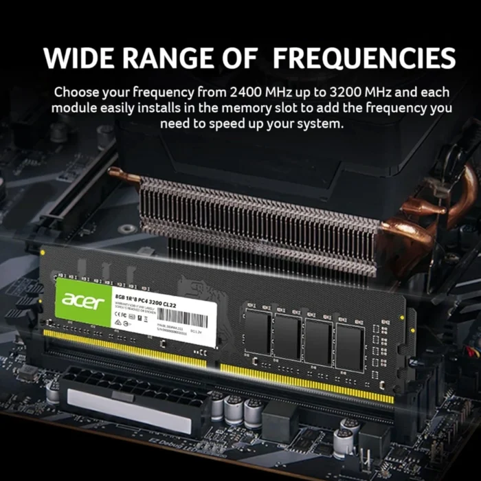 DDR4 DIMM 3200-22 8GB RAM 03 DDR4 DIMM 3200-22 8GB RAM คอมพิวเตอร์