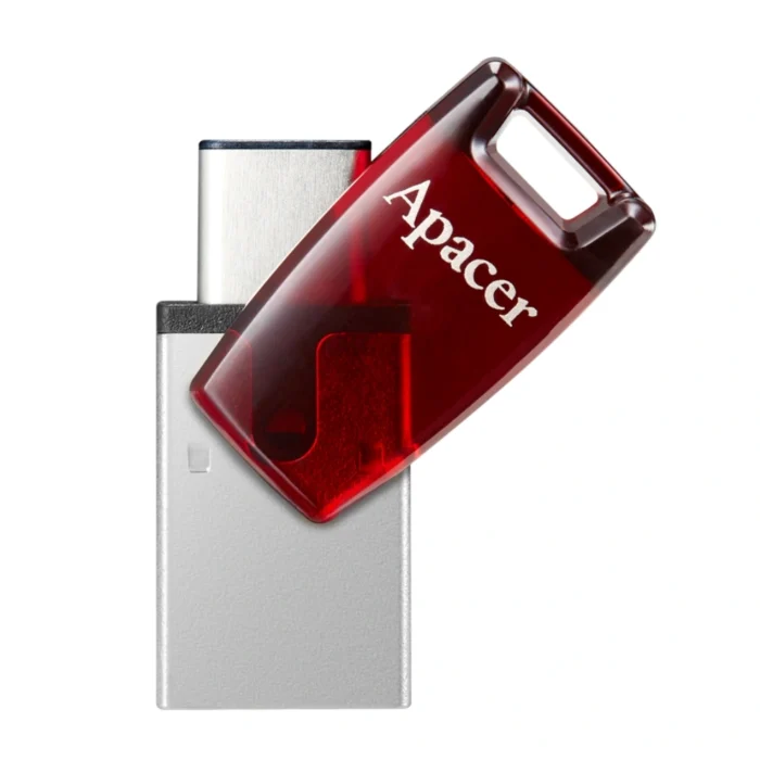 Mobile Flash 64GB USB 3.1 Type-C 02 MobileFlash 64GB USB 3.1 Type-C แฟลชไดรฟ์สีเงิน