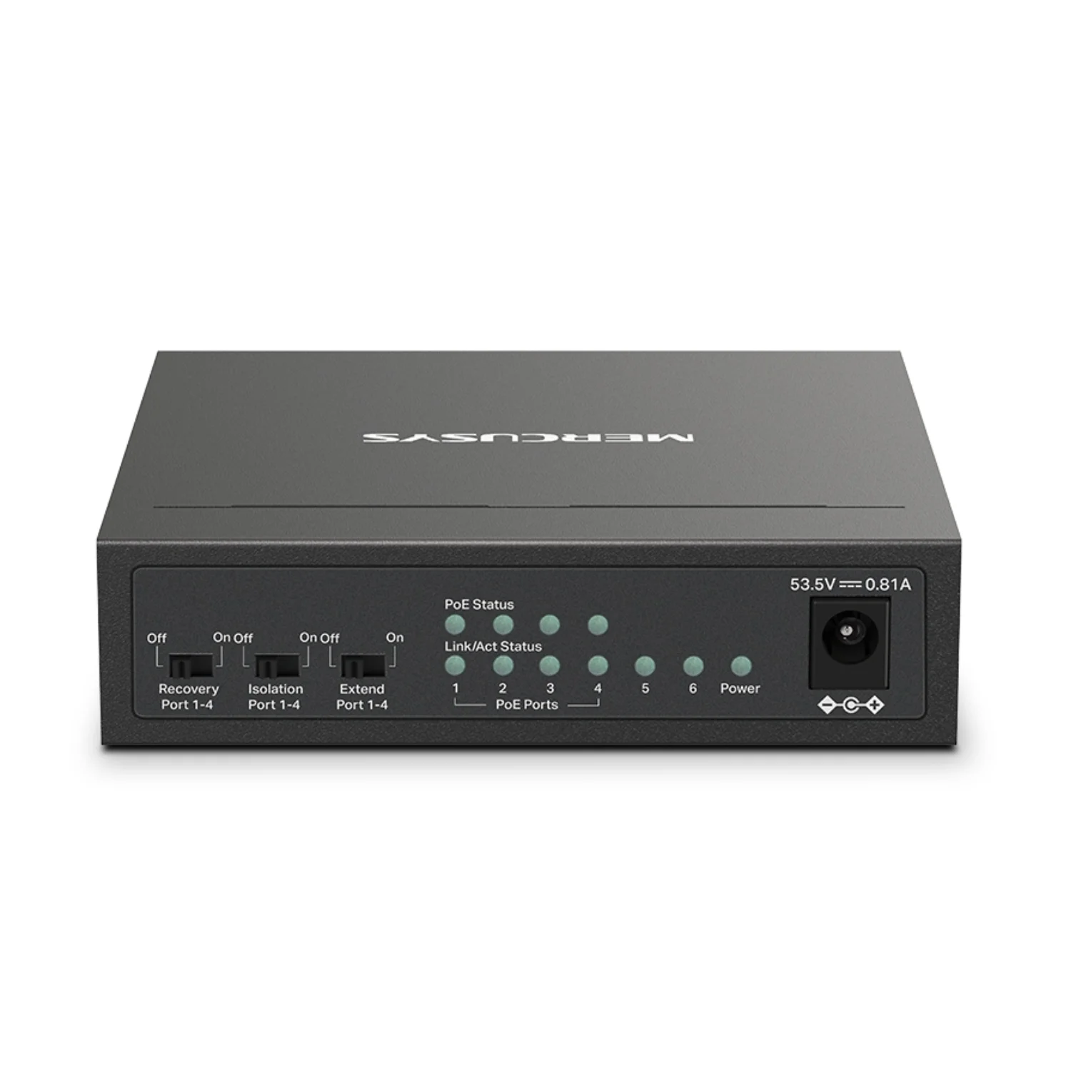 Mercusys MS106LP 4 PoE+ Ports (40W Budget) สำหรับ กล้องวงจรปิด และ Access Point