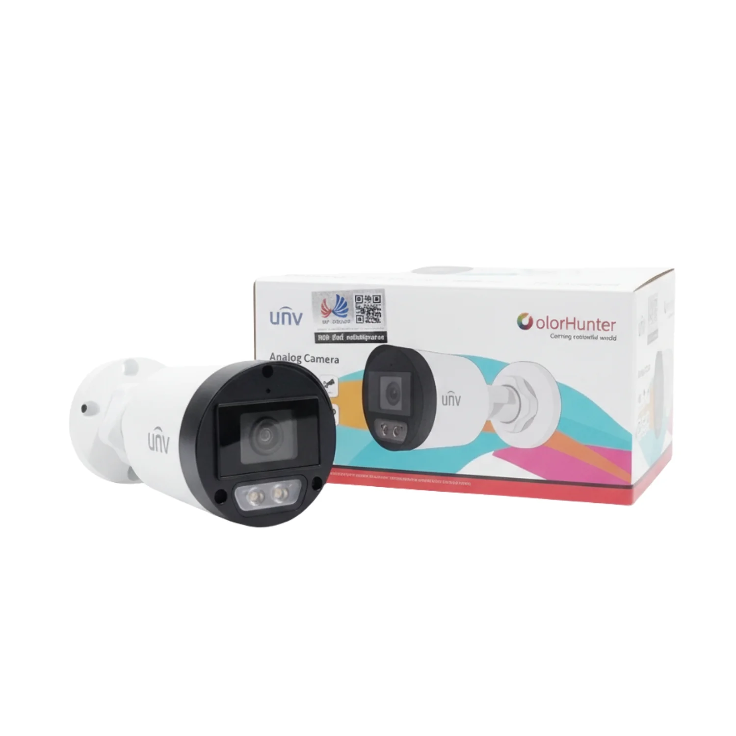 กล้องวงจรปิด Uniview UAC-B125-AF28M-W Color Hunter 5MP ภาพสี 24 ชม.