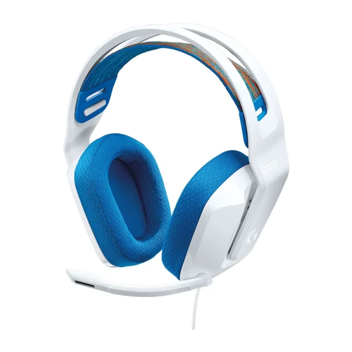 Logitech G335 Wired Gaming Headset สีขาว – หูฟังเกมมิ่งแบบมีสาย