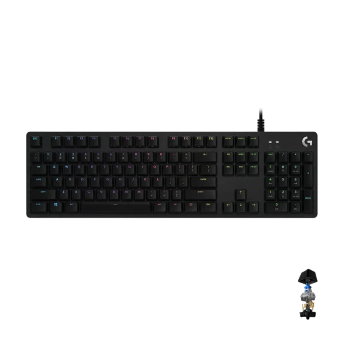 g512-gx-blue-clicky-1 Logitech G512 RGB Mechanical Keyboard คีย์บอร์ดเกมมิ่ง TH/EN สวิตช์ GX Blue Clicky ไฟ RGB สีดำ
