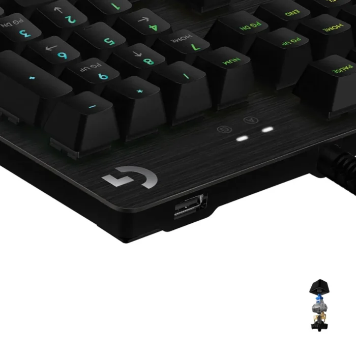 g512-gx-blue-clicky-3 Logitech G512 RGB Mechanical Keyboard คีย์บอร์ดเกมมิ่ง TH/EN สวิตช์ GX Blue Clicky ไฟ RGB สีดำ