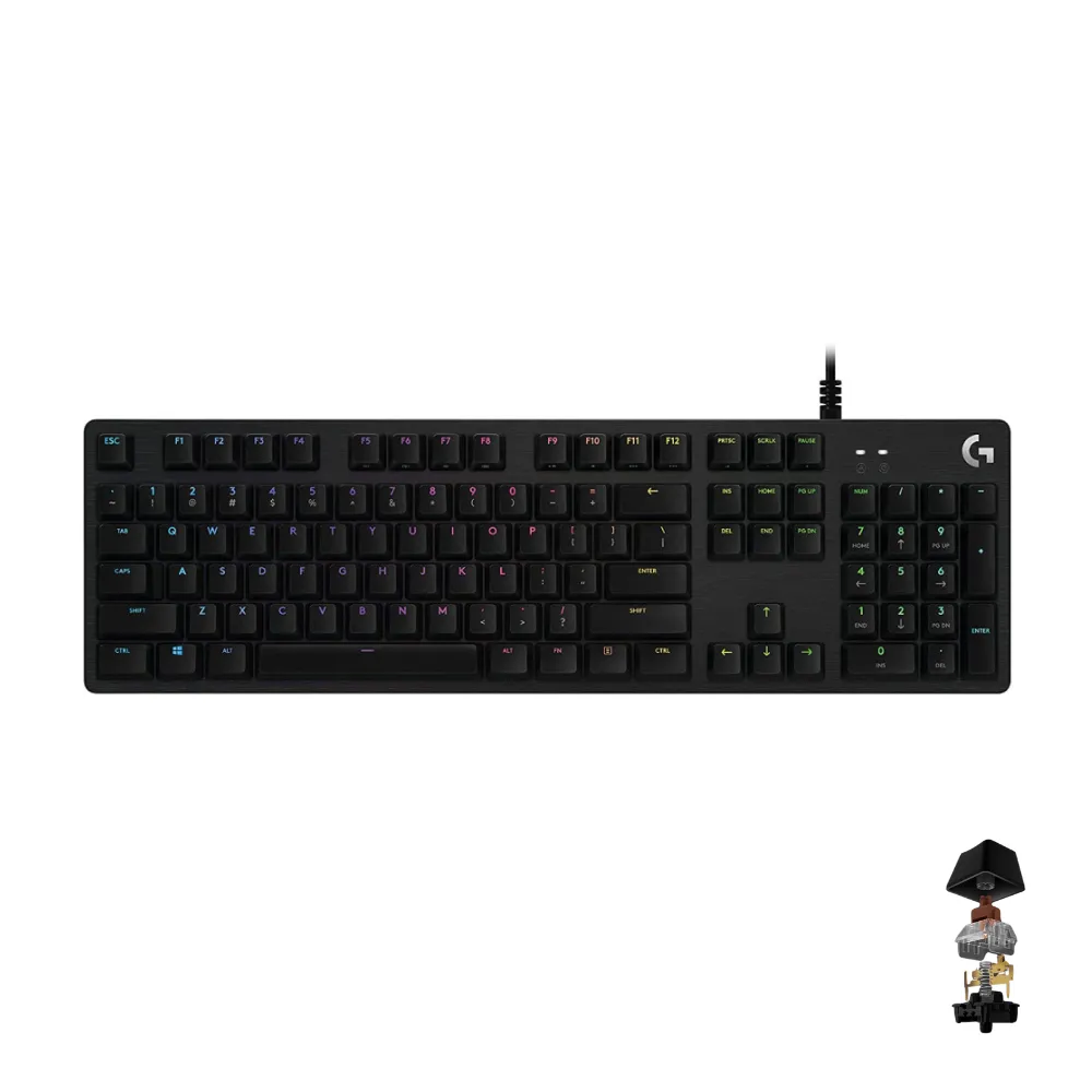 g512-gx-brown-tactile-1 Logitech G512 RGB Mechanical GX Brown Tactile Keyboard – คีย์บอร์ดเกมมิ่ง Full-size