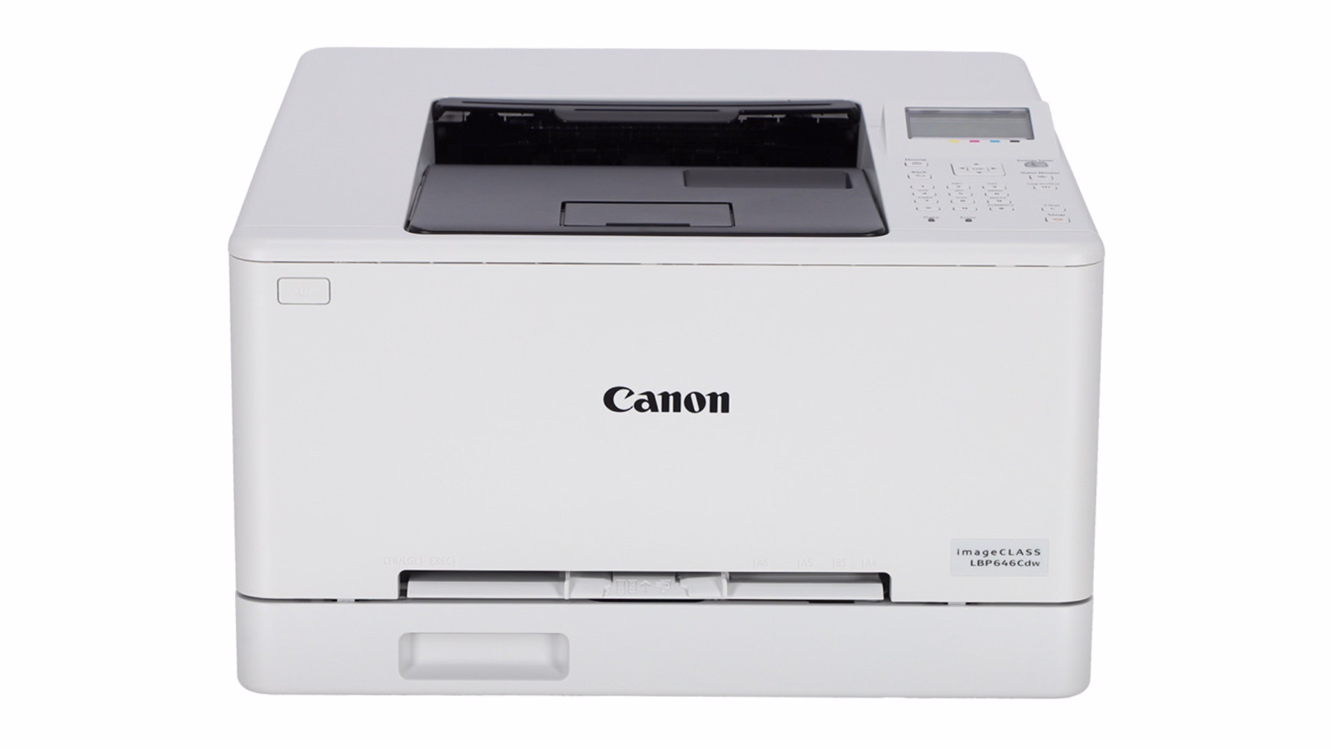 เครื่องพิมพ์เลเซอร์สี Canon imageCLASS LBP646Cdw มุมตรงด้านหน้า