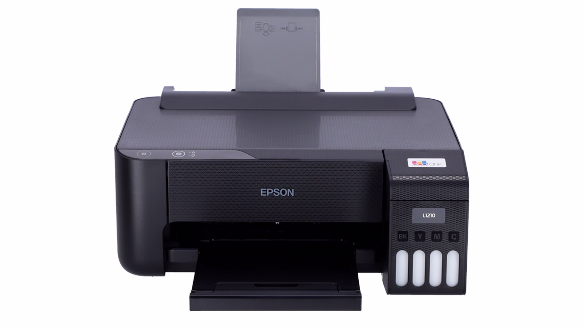 เครื่องพิมพ์เอปสัน EcoTank L1210 มุมตรง มีแท็งก์หมึก