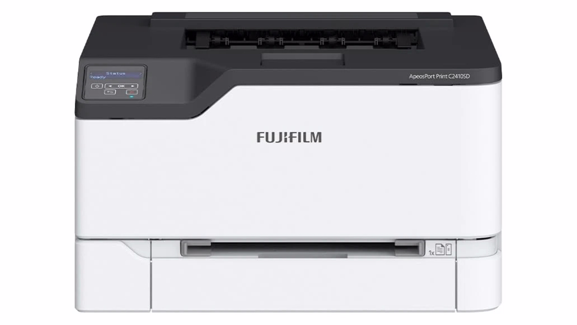 เครื่องพิมพ์เลเซอร์สี FUJIFILM ApeosPort Print C2410SD มุมตรงด้านหน้า