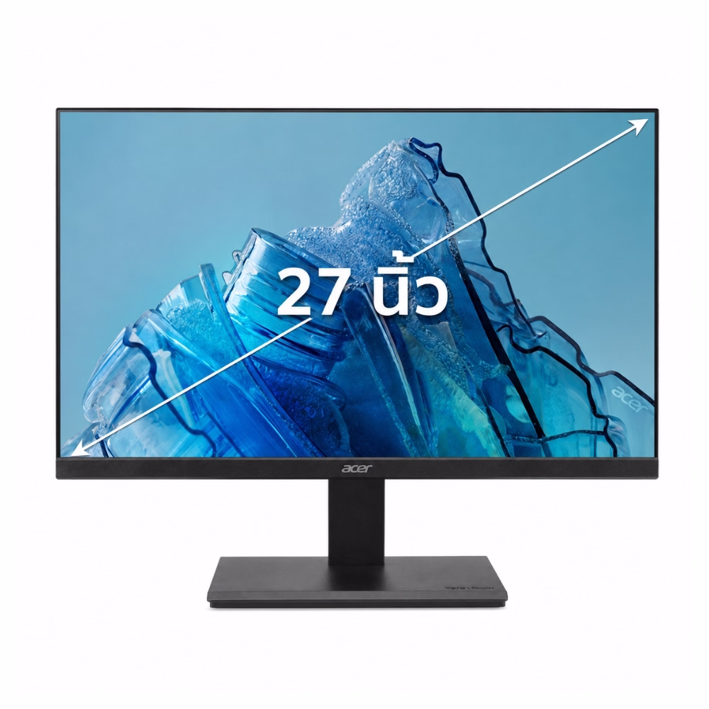 acer-v277-ebmipx-27in-monitor-1 จอมอนิเตอร์ 27 นิ้ว Acer LED V277 Ebmipx (UM.HV7ST.E02)