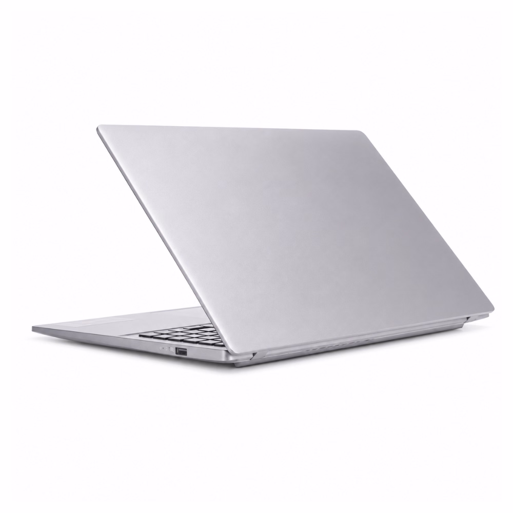 ฝาหลังโน้ตบุ๊ก Asus Vivobook S16 สี Matte Gray มุมเฉียง แสดงความเรียบหรูและบอดี้วัสดุพรีเมียม
