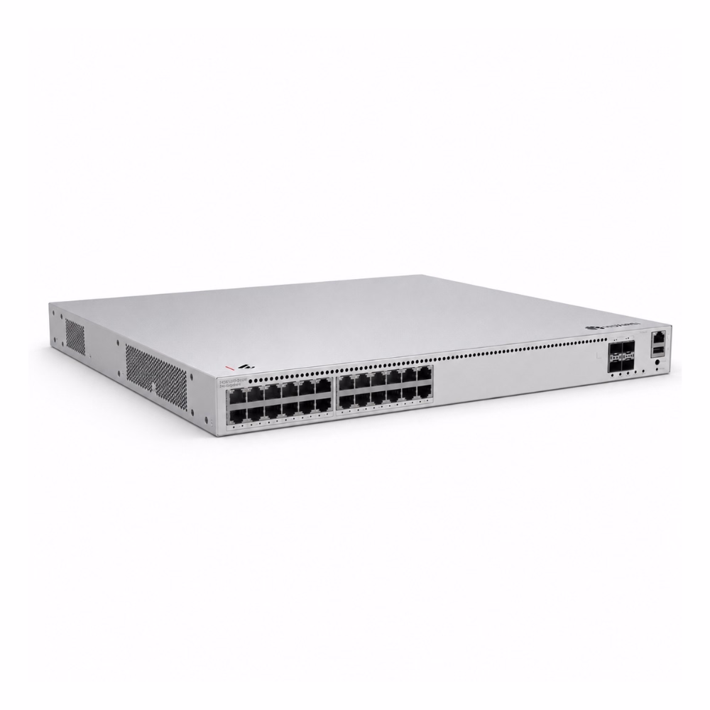 huawei-s310-24pn4x-24port-1 สวิตช์ L2+ Managed Huawei eKitEngine S310-24PN4X ขนาด 24 พอร์ต 2.5G PoE+ 400W และ 4 พอร์ต 10GE SFP+ มุมมองสามมิติ