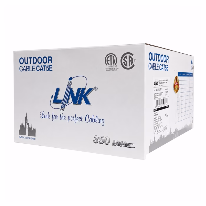 link-cat5e-outdoor-305m-us9015m-4 กล่องบรรจุภัณฑ์สายแลนภายนอก LINK Outdoor Cable CAT5E 350 MHz