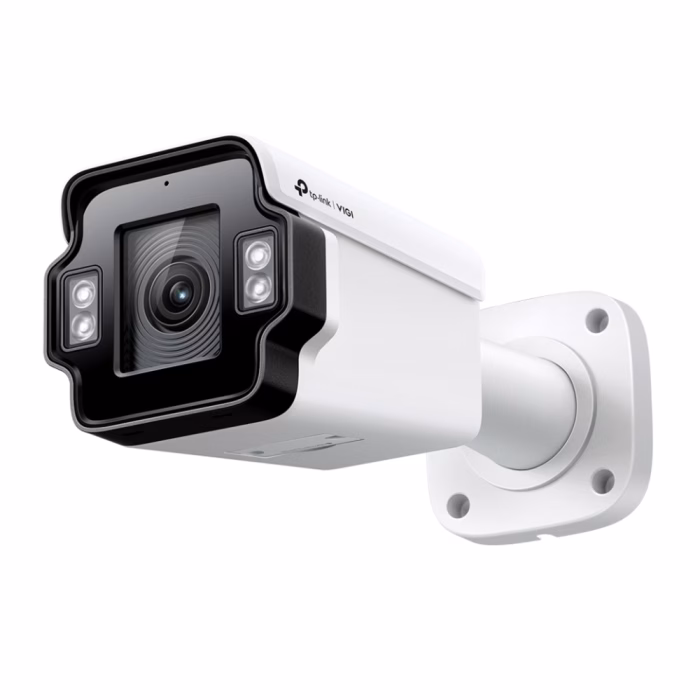 tp-link-insight-s345zi-vigi-4mp-motorized-2 กล้องวงจรปิดบูลเล็ต TP-Link VIGI InSight S345ZI สีขาวดำ มุมมองด้านข้าง แสดงเลนส์ซูมและไฟอินฟราเรด
