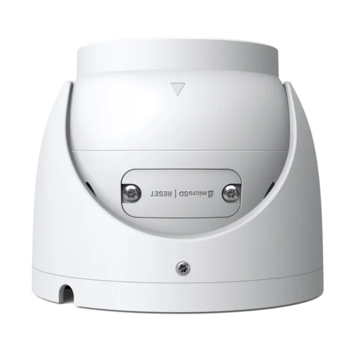 tp-link-insight-s445zi-vigi-4mp-motorized-4 ช่องใส่การ์ด MicroSD และปุ่มรีเซ็ตของกล้องวงจรปิด TP-Link VIGI InSight S445ZI