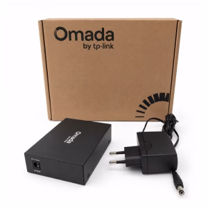 อุปกรณ์แปลงสัญญาณใยแก้วนำแสง TP-Link MC211CS-2 Gigabit Media Converter พร้อมอแดปเตอร์และกล่องพัสดุกระดาษสีน้ำตาล