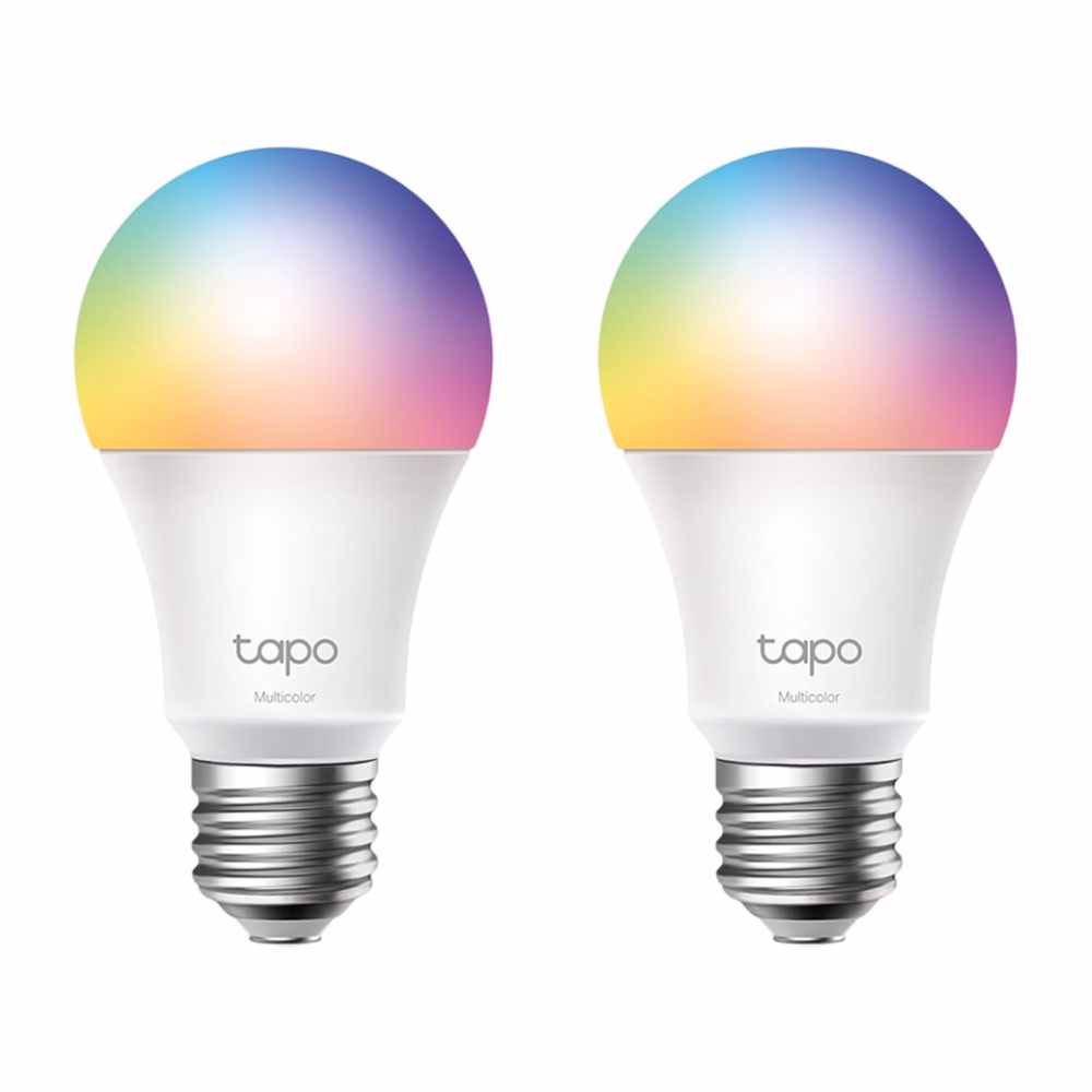 หลอดไฟอัจฉริยะ TP-Link Tapo L530E สีขาว 2 หลอดแสดงแสงไฟหลากสีแบบ Multicolor