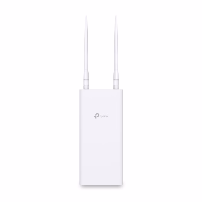 tp-link-tl-mr100-outdoor-4g-router-2 เราเตอร์ 4G ภายนอกอาคาร TP-Link TL-MR100-Outdoor สีขาว ดีไซน์ทรงตั้งพร้อมเสาอากาศคู่ ด้านหน้าตรง