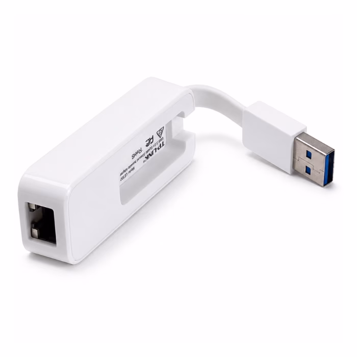 tp-link-ue300-usb-3-0-to-gigabit-lan-adapter-2 อุปกรณ์แปลงสัญญาณ USB 3.0 เป็น Gigabit LAN สีขาว TP-Link UE300 ดีไซน์พับเก็บสายได้สะดวก