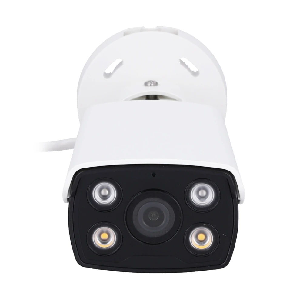 ด้านหน้ากล้องวงจรปิดบูลเล็ต TP-Link VIGI C340 แสดงเลนส์ 4 มม. และไฟส่องสว่าง Full-Color